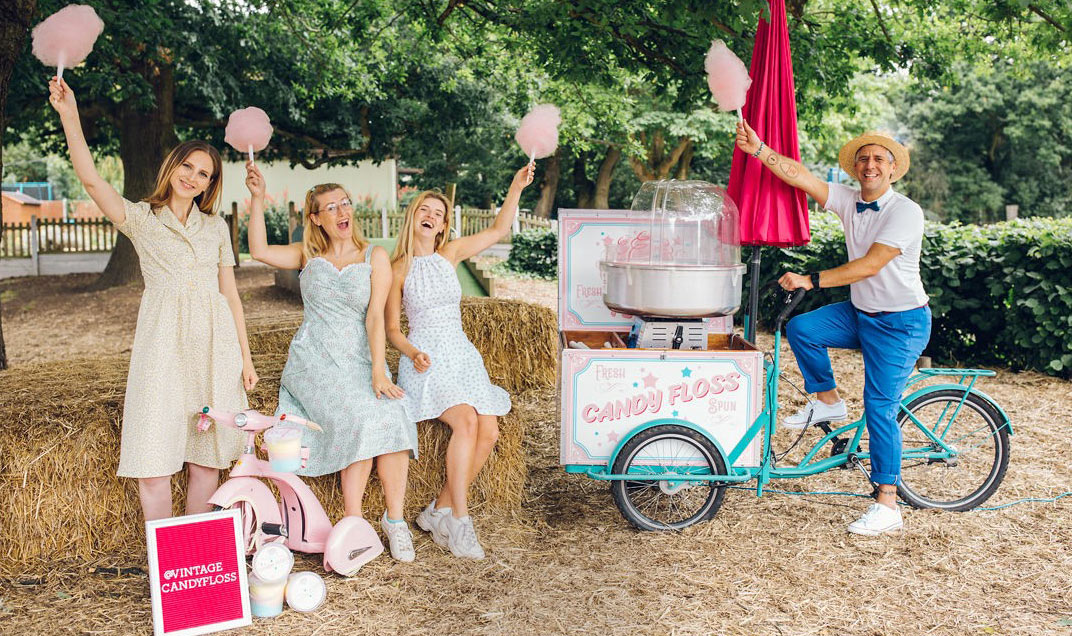 The Vintage Candy Floss cart